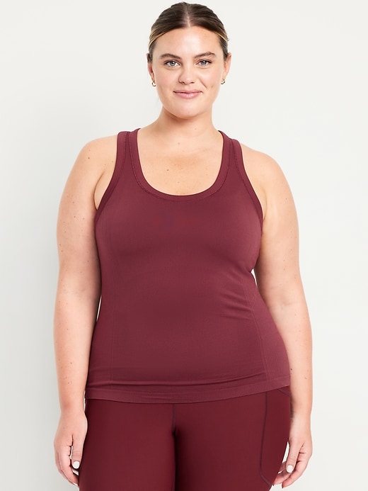 Image number 7 showing, Fitted Seamless Tank Top