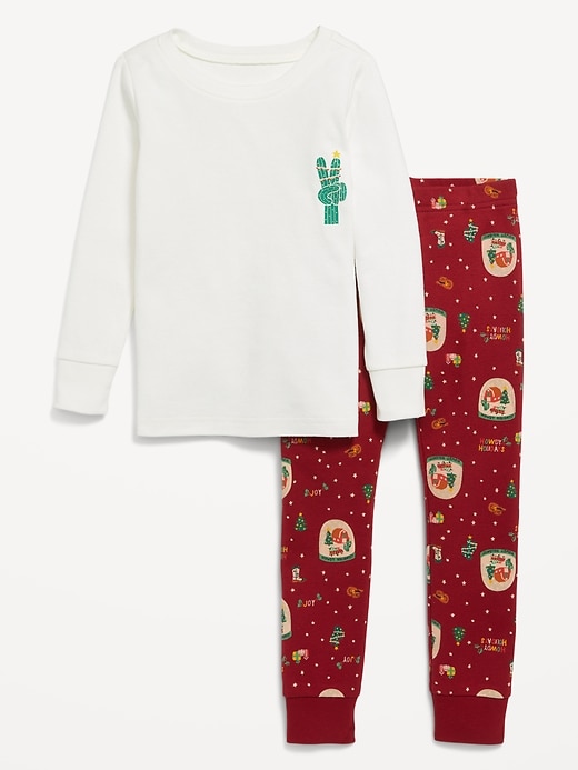 View large product image 2 of 3. Unisex Snug-Fit Printed Pajama Set for Toddler &amp; Baby