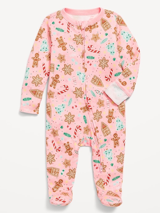 View large product image 2 of 4. 2-Way-Zip Printed Sleep &amp; Play Footed One-Piece for Baby