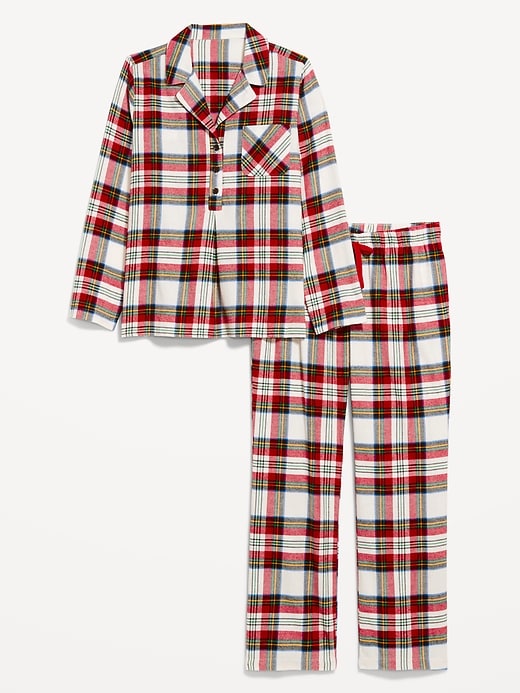 Image number 6 showing, Maternity Matching Flannel Pajama Set