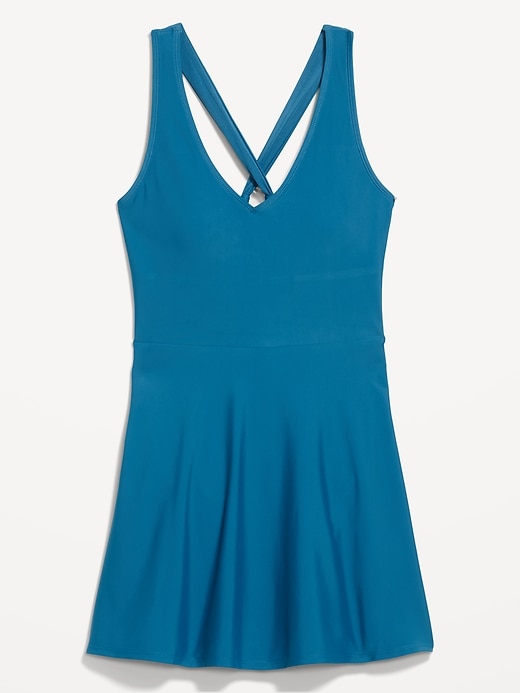 Image number 4 showing, V-Neck Swim Dress