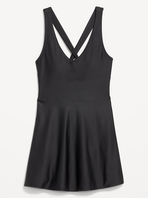 Image number 4 showing, V-Neck Swim Dress