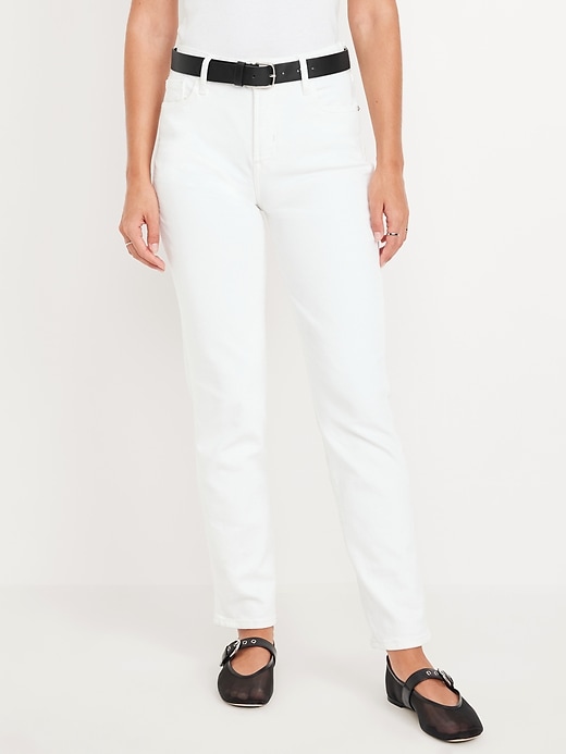 Image number 2 showing, High-Waisted Vintage Slim Jeans