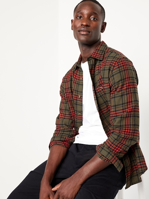 Image number 3 showing, Flannel Pocket Shirt