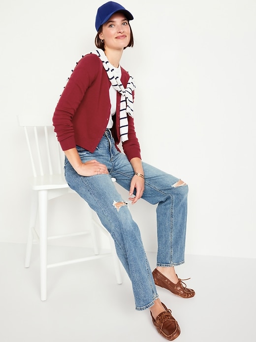 Image number 7 showing, SoSoft Crop Cardigan Sweater