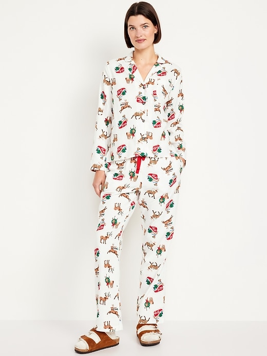 Image number 1 showing, Flannel Pajama Set