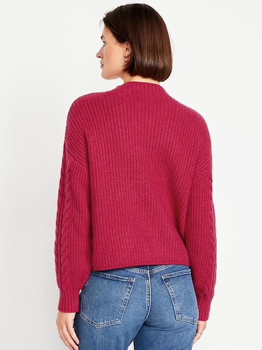 Image number 7 showing, SoSoft Crop Cable-Knit Sweater