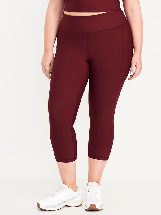 Image number 6 showing, High-Waisted PowerSoft Crop Leggings