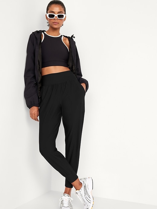 Image number 3 showing, High-Waisted PowerSoft Joggers