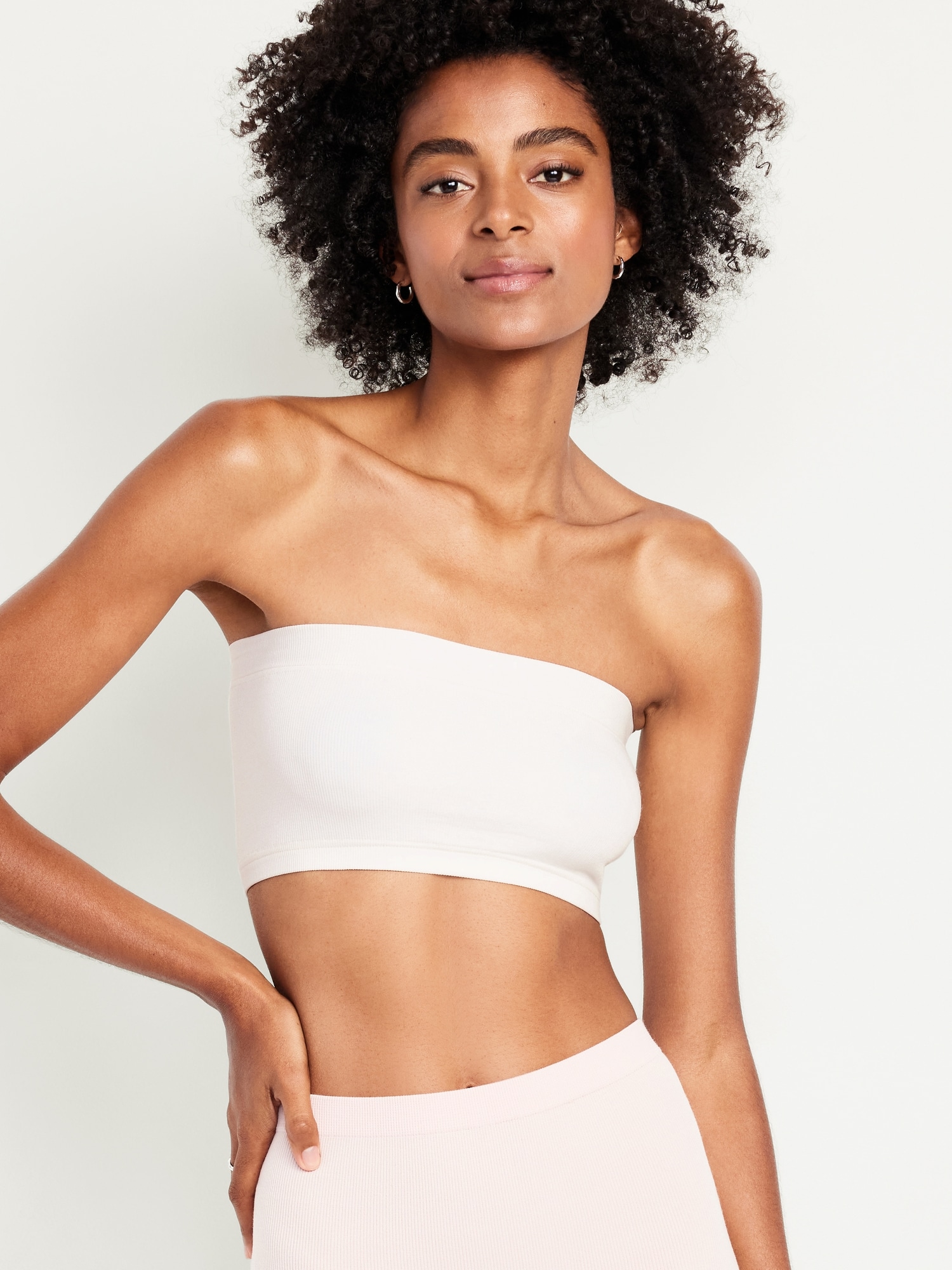 Seamless Longline Bandeau Bra