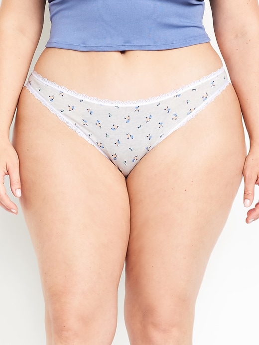 Image number 7 showing, Mid-Rise Everday Cotton Thong