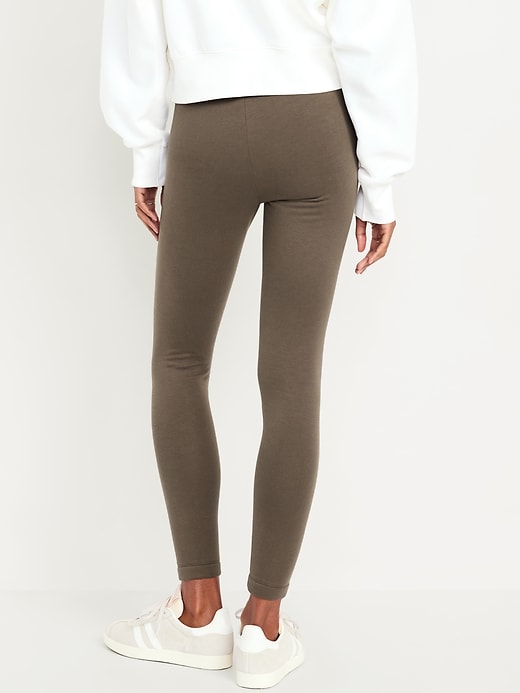 Image number 7 showing, High-Waisted Fleece-Lined Leggings