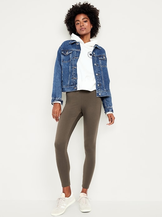 Image number 8 showing, High-Waisted Fleece-Lined Leggings