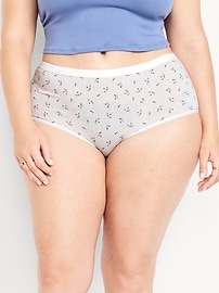 View large product image 7 of 8. High-Waisted Everyday Brief Cotton Underwear