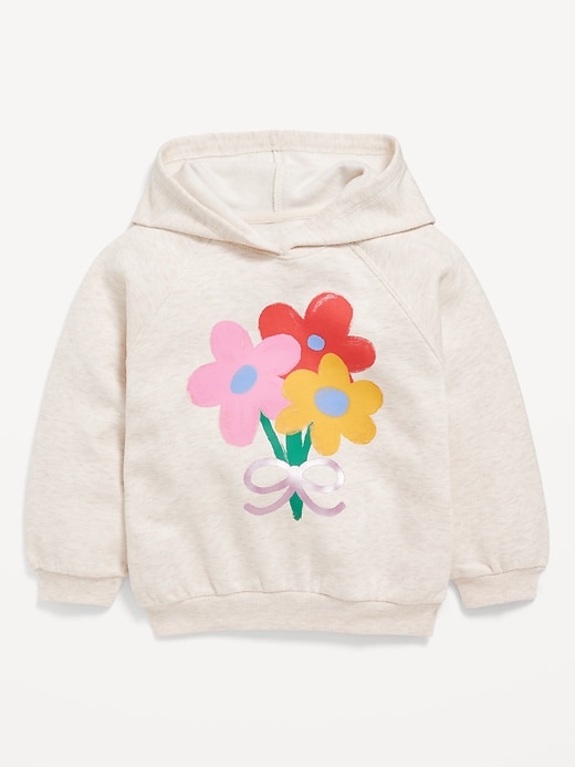 View large product image 1 of 3. Loose Graphic Hoodie for Toddler Girls