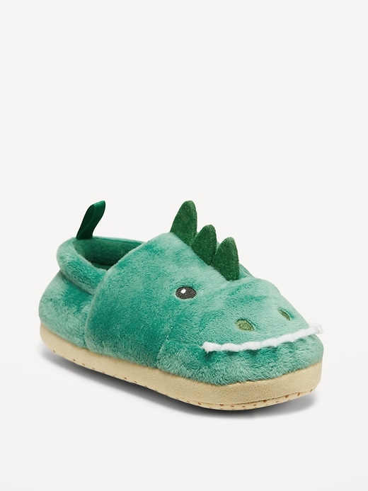 View large product image 1 of 3. Unisex Critter Slippers for Toddler