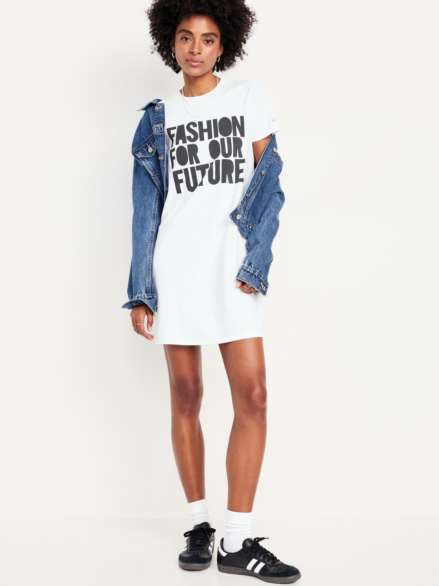 Fashion For Our Future Graphic Mini Dress