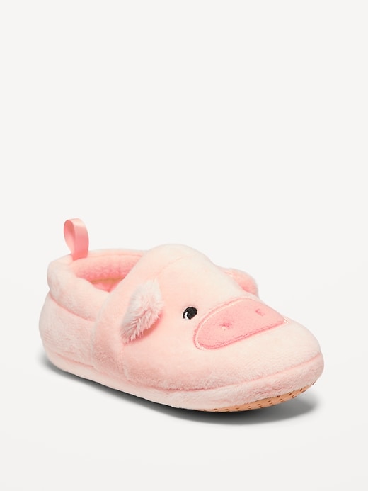 View large product image 1 of 3. Unisex Critter Slippers for Toddler