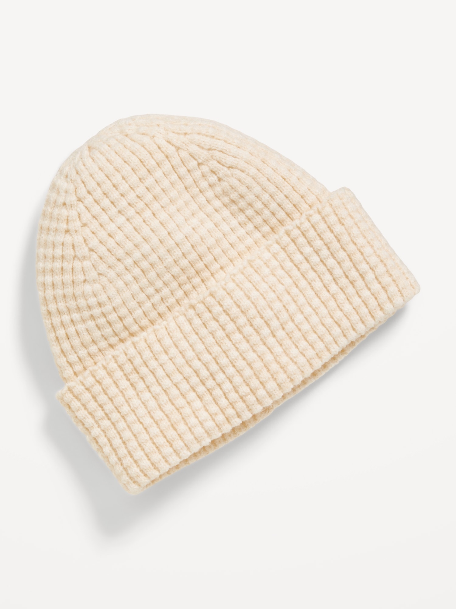 Beanie for Toddler Boys - White