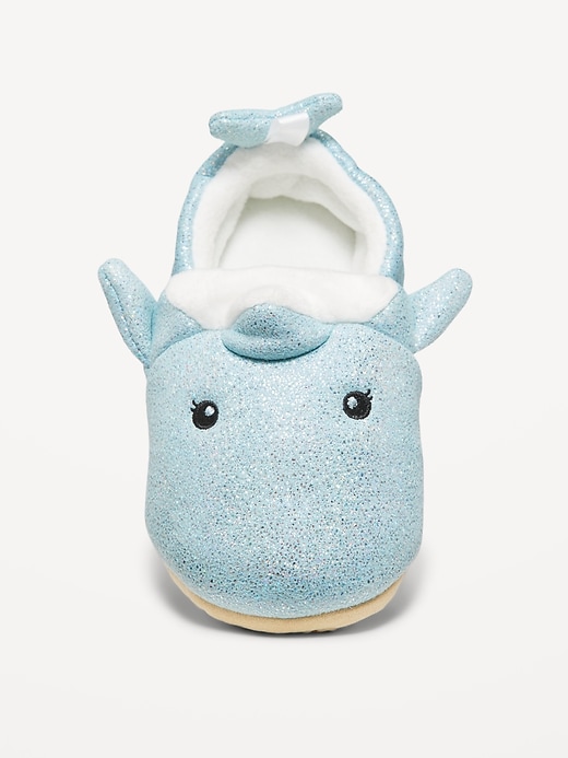 View large product image 2 of 3. Unisex Critter Slippers for Toddler