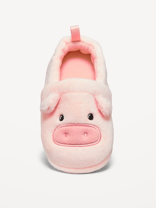 View large product image 2 of 3. Unisex Critter Slippers for Toddler