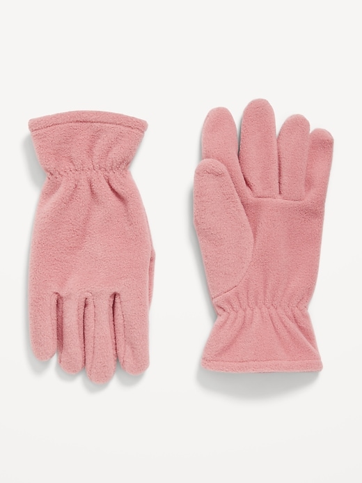 View large product image 1 of 1. Gender-Neutral Go-Warm Microfleece Gloves for Kids