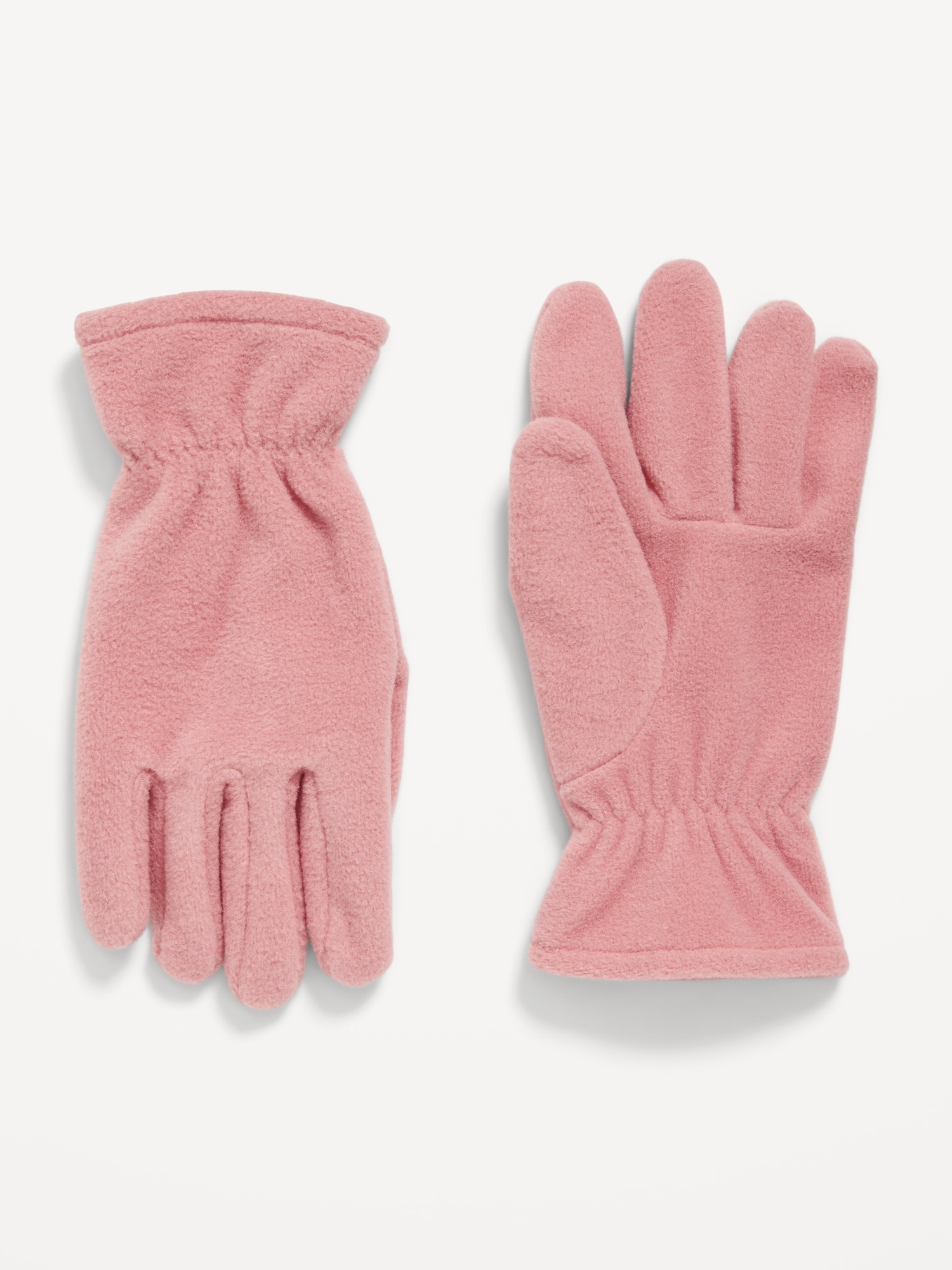 Gender-Neutral Go-Warm Microfleece Gloves for Kids - Pink