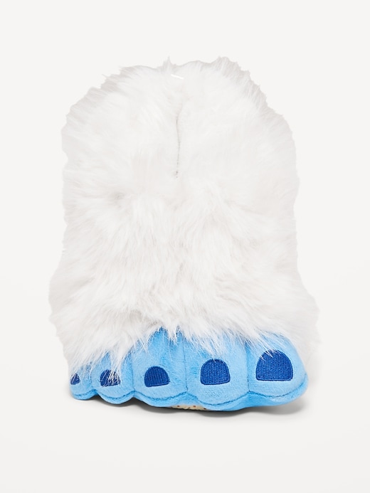 View large product image 2 of 4. Gender-Neutral Faux-Fur Critter Slippers for Kids