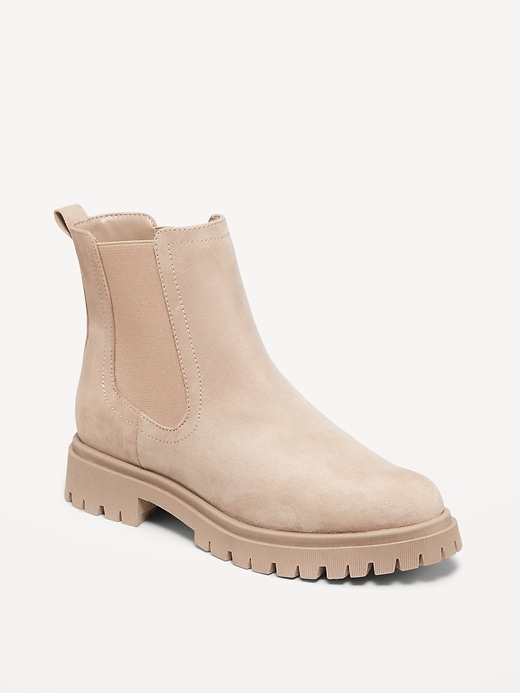 Image number 1 showing, Chunky Heel Chelsea Boot