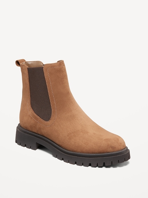 Image number 1 showing, Chunky Heel Chelsea Boot