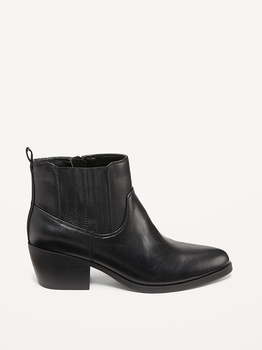 Image number 4 showing, Western Ankle Boots