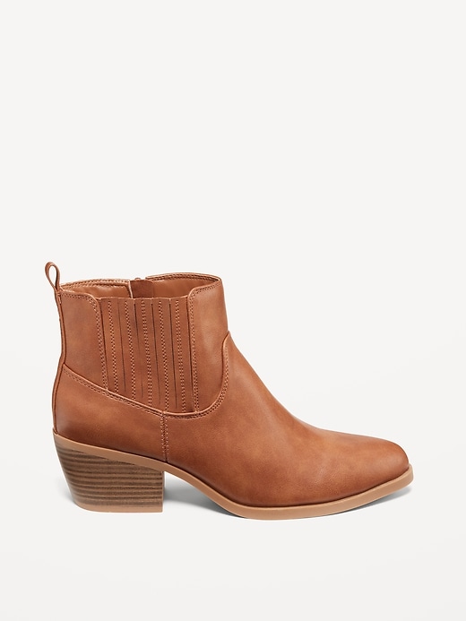 Image number 6 showing, Western Ankle Boots