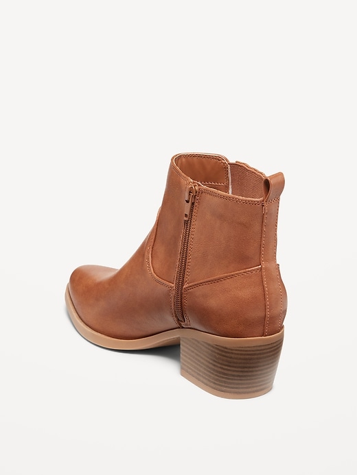 Image number 4 showing, Western Ankle Boots