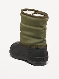 View large product image 3 of 4. Color-Block Duck Boots for Toddler Boys