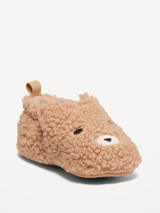 View large product image 2 of 4. Unisex Sherpa Critter Bootie for Baby