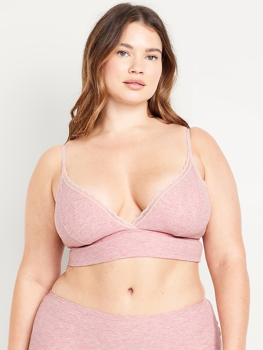 Image number 7 showing, Longline Waffle Bralette