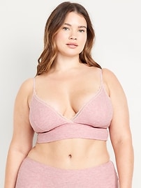 View large product image 7 of 8. Longline Waffle Bralette