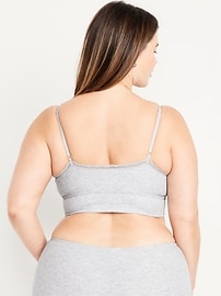 View large product image 8 of 8. Longline Waffle Bralette