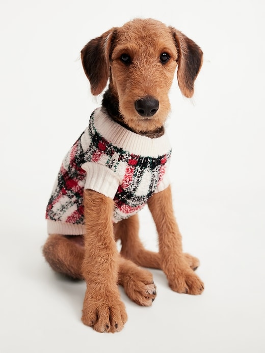 Image number 1 showing, Cozy Printed Sweater for Pets