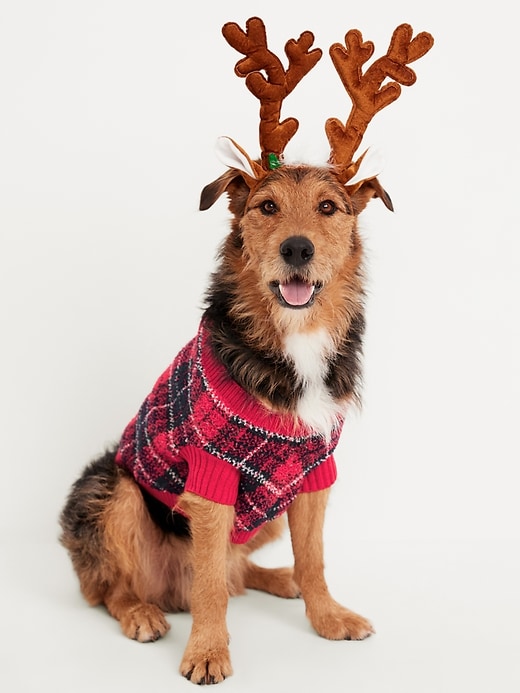 Image number 1 showing, Cozy Printed Sweater for Pets