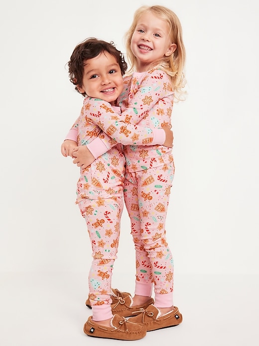 View large product image 1 of 3. Printed Snug-Fit Pajama Set for Toddler &amp; Baby