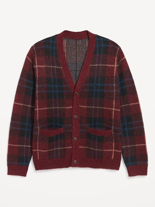 Image number 4 showing, Plaid Cardigan Sweater