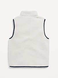 View large product image 3 of 4. Sherpa Zippered Utility Pocket Vest for Boys