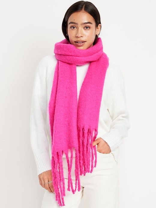 Image number 1 showing, Fringed Scarf