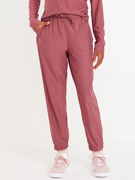 View large product image 1 of 4. High-Waisted CloudMotion Joggers for Girls