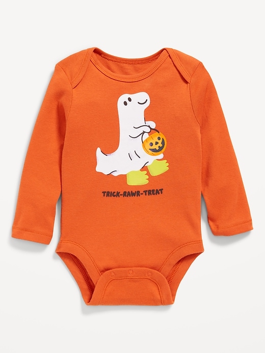 View large product image 2 of 3. Long-Sleeve Graphic Bodysuit for Baby