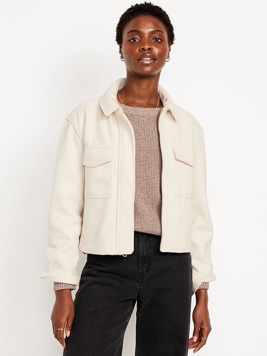 Image number 1 showing, Relaxed Shirt Jacket