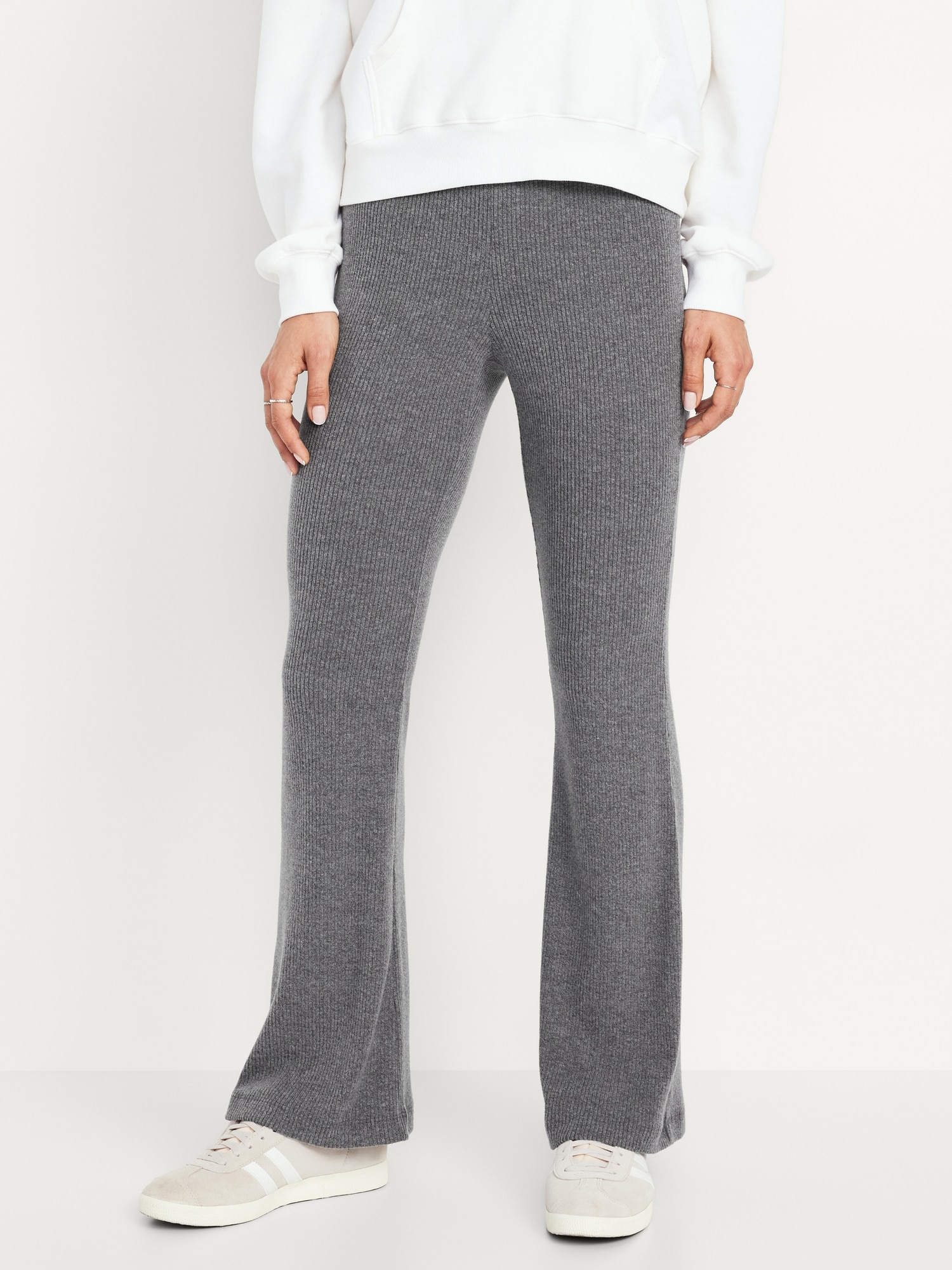 High-Waisted Brushed Flare Leggings