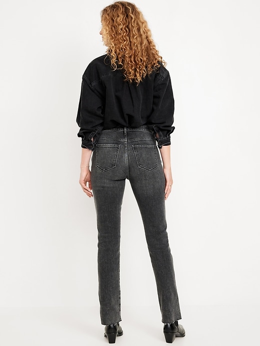 Image number 3 showing, High-Waisted Vintage Slim Jeans