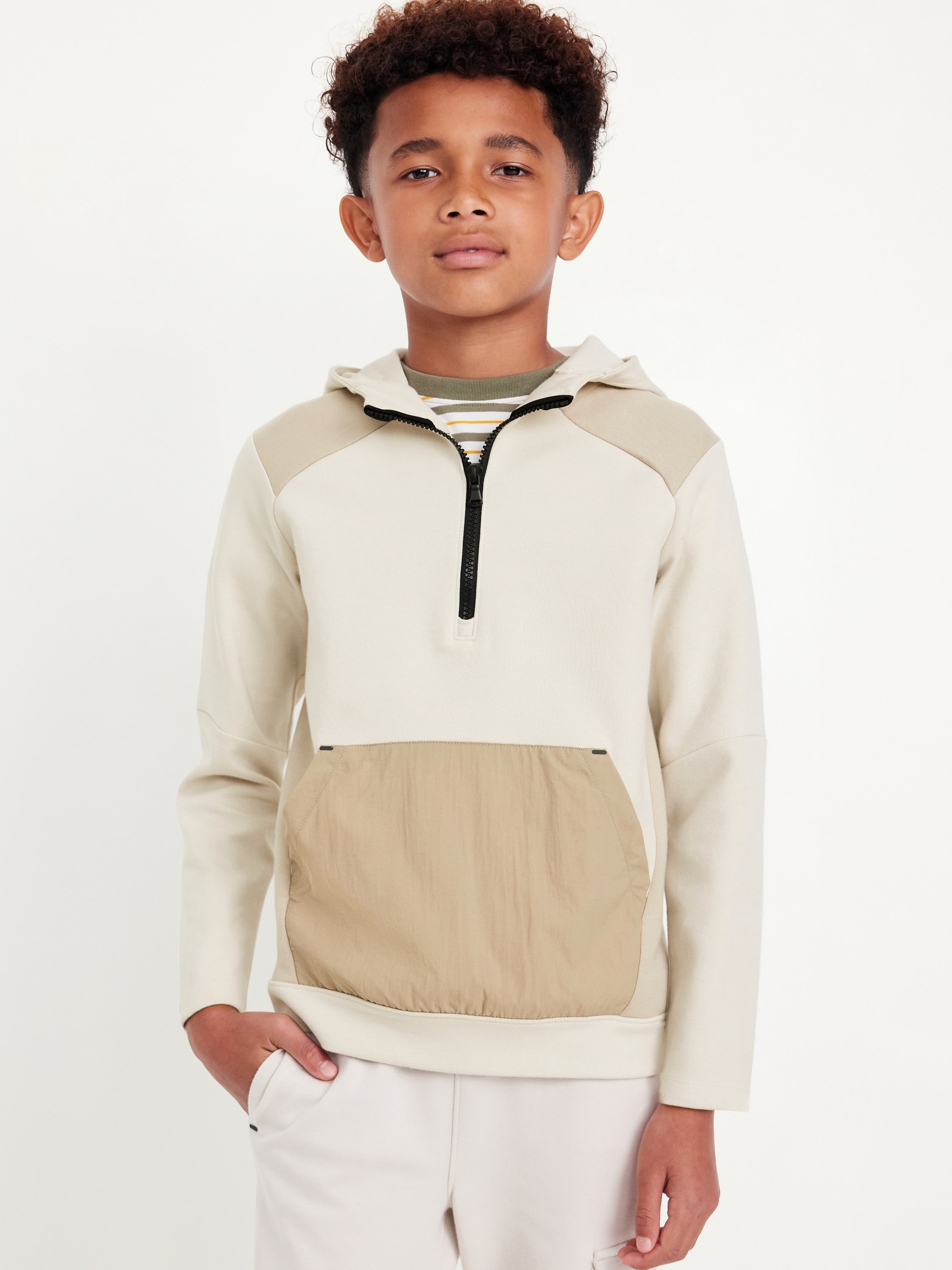 Dynamic Fleece Half-Zip Hoodie for Boys